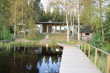 Фото номера Дом для отпуска Дома для отпуска Private Lakeside Holiday Property in Nature г. Канкаанпяа 13